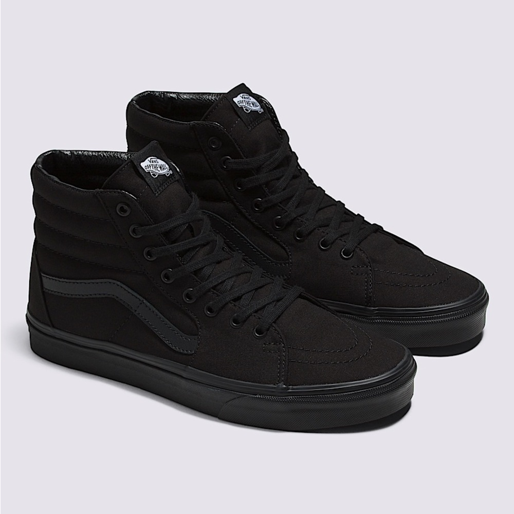 Vans Men's All-Black High-Top Sneakers